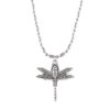 oly-e4cf7ae30f289375640291a0d1ae43c1 Wholesale Vintage Dragonfly Pendant Necklace Punk Style Antique Silver Alloy Fashion Jewelry Accessory For Resale