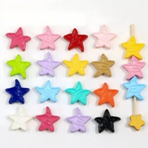 16-randomly mixed colors / Size is about 18mm, hole diameter is about 2.3mm