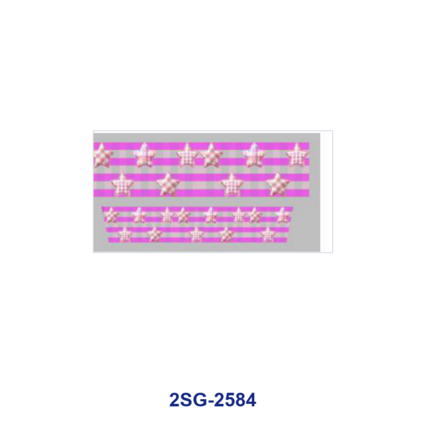 Wholesale 8pcs Plaid Star Pastel Star Print 3oz Cup Stickers Wrap OLY Exclusive