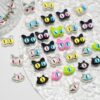 oly-e4fda81ac28721c1279b7f56b5532093 Wholesale Cat Eye Monster Alloy Loose Beads DIY Craft Jewelry Accessory for Handmade Bracelet Phone Charm Boutique Resale