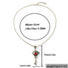 Wholesale Fashion Key Shaped Pendant Necklace Alloy Multi Layer Chain Trendy Layering Jewelry Boutique Resale Gift