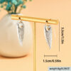 Wholesale Silver Tone Alloy Retro Geometric Spiral Earrings With Snake Motif Fashion Jewelry Accessory Trendy Gift For Women