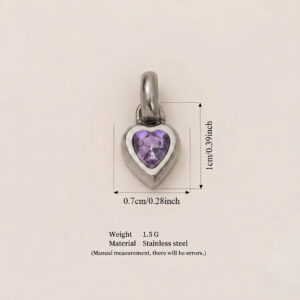 June love pendant (steel color)