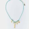 Wholesale Summer Beach Multi Pendant Charm Necklace With Shells Starfish And Animal Charms For Party Fashion Accessory