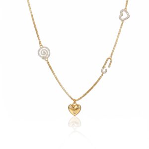 Heart Spiral Necklace