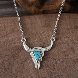 Bull head necklace