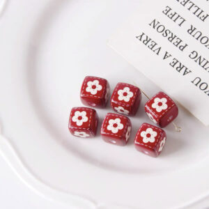 06# red bottom flower