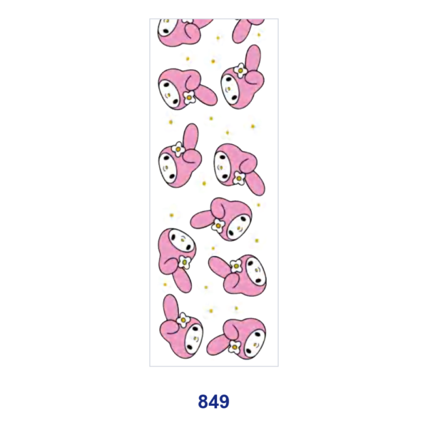 Wholesale 2/8/16pcs Cute Cartoon Character Summer Food & Heart Element Print Pen and Bookmark Stickers UV DTF Wraps OLY Exclusive