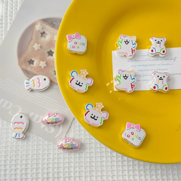 oly-e6ba6e8b59c31ce48b240a9152a0f484 Wholesale Cute Puppy Fish Bowknot Alloy Beads for DIY Phone Chain and Bracelet Making Fashion Accessory