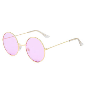 C6-gold frame transparent purple film