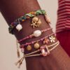oly-e7d4d3bec4f143becee0aca90c131c05 Wholesale Ocean Themed Woven Rope Stainless Steel Bracelet With Sea Star And Conch Pendant Chic Fashion Accessory For Gift And Boutique Resale