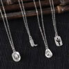 Wholesale Trendy American West Cowboy Pendant Necklace For Women Cactus Horseshoe Hat Retro Electroplated Zinc Alloy Jewelry Accessory