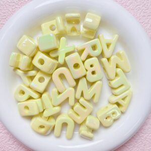 07-light yellow / Randomly mixed letters (aperture about 5mm)