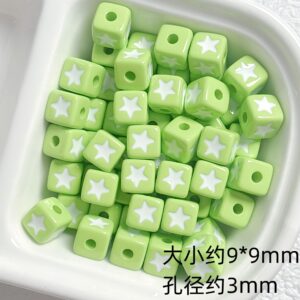 11-fruit green / See pictures for size (sold by the piece)