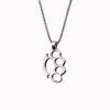 oly-e82ce0b3bec647895bbec0575c65c46a Wholesale Trendy Punk Hip Hop Tiger Claw Stainless Steel Pendant Necklace Unisex Streetwear Fashion Accessory