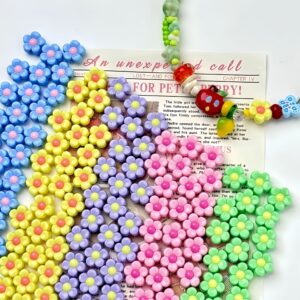 oly-e87b6d1d4adea9ad78b6eebcc00c6d84 Wholesale Cute Macaron Acrylic Flower Beads for DIY Jewelry Making Fashion Accessory Boutique Resale