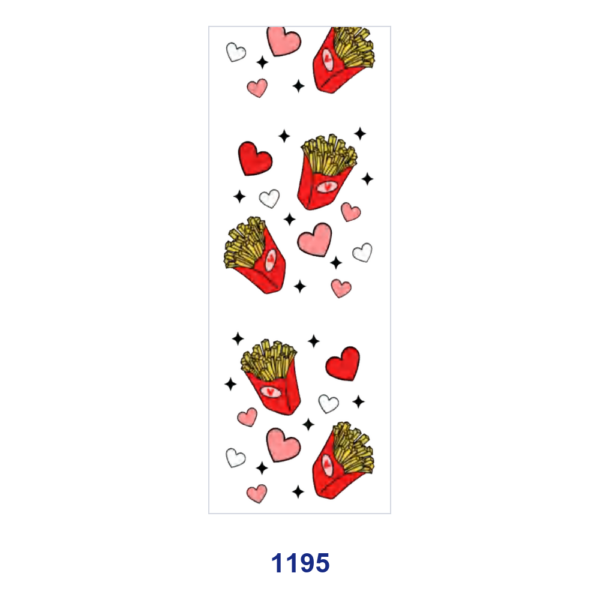 oly-e91d49499306015673a7de84d4a63186 Wholesale 2/8/16pcs Sweet Dessert Floral Sun Cloud Heart Food Print Pen and Bookmark Stickers UV DTF Wraps OLY Exclusive