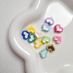 17-randomly mix colors / Size about 11*13mm