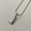 oly-e96c016be88133e35c26b0507ad101e7 Wholesale Retro Cowboy Boot Pendant Necklace Stylish Electroplating Copper Fashion Accessory For Gift And Resale