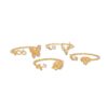 oly-e96c90fa3f4f896e8d65684f829ef606 Wholesale Stainless Steel Electroplated Animal Open Ring With Squirrel Butterfly Dog Patterns Unisex Jewelry Accessory For Everyday Wear