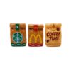 oly-e9a98371c41227d99bd8f2443c0bfc98 Wholesale Resin Coffee Takeout Bag Charms Fast Food Restaurant Theme DIY Jewelry Making Accessories for Crafters