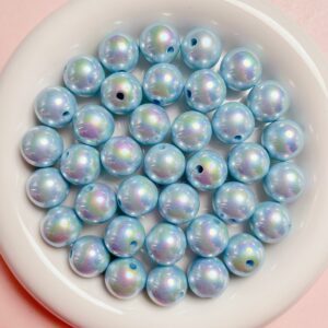 01-light blue / Size is about 16mm, aperture is about 2mm