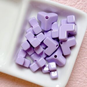 12-light purple / Size is about 12mm, hole diameter is about 2.6mm