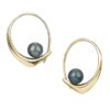 oly-ea1be26b2521a8ee0cf933bbcb51ad85 Wholesale French Minimalist Faux Pearl Hoop Earrings Silver Tone Vintage Style Zinc Alloy Boutique Resale Jewelry