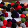 oly-ea49bb94189a5f696d8175987950e353 Wholesale Flocked Heart Acrylic Beads - Chic DIY Jewelry Accessory for Everyday Wear, Phone Charm Craft Supply