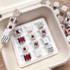 Wholesale Acrylic Square Loose Beads with Cute Cartoon Dog and Strawberry Cat Design for DIY Phone Charm Keychain Making