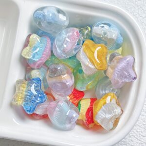 12-randomly mixed colors / Size is about 20mm, hole diameter is about 2mm
