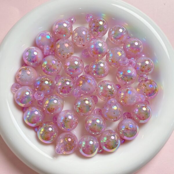oly-eab7e610a4754c6c74185dd72a3979c5 Wholesale Acrylic Luminous Gold Foil Cloud Mist Round Beads for DIY Grape Bunch Car Hanging Charm Jewelry Making Gift Boutique Resale