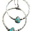 oly-ead7507c0b738a4296197ef1a4955d08 Wholesale Silver Plated Turquoise Hoop Earrings Vintage Handmade Creative For Women Everyday Wear