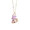 Wholesale Electroplated Copper Dolphin Pendant Necklace Whimsical Marine Design Everyday Jewelry Gift For Women