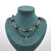 Wholesale Trendy Black Pearl Star Hollow Necklace Set Women S Zinc Alloy Fashion Jewelry Accessory