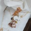 oly-eb582be641293a13cc16b490ad5fdf97 Wholesale Copper Electroplated 3D Animal Pendant Necklace Cute Dog Cat Squirrel Design Fashion Gift