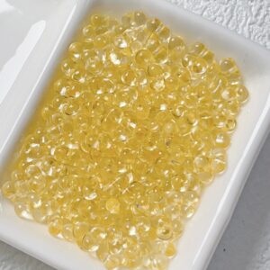 10-Champagne / The size is about 4*6.5mm, the aperture is about 1.2mm