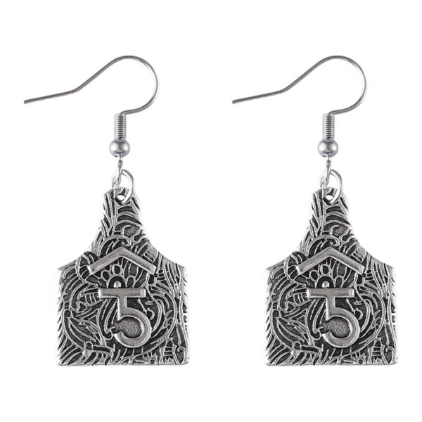 oly-ebec07c9487abd69f592be7112ef5a50 Wholesale Retro Wine Bottle Earrings And Necklace Set Ancient Silver Zinc Alloy Everyday Wear Boutique Resale Jewelry