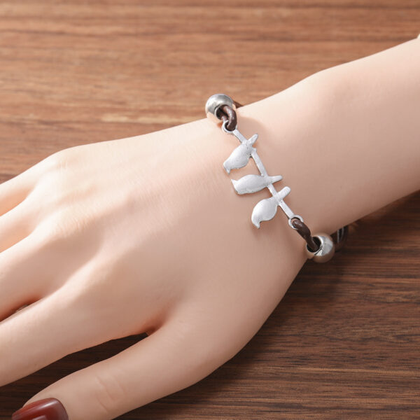 Wholesale Vintage Bohemian Leather Cord Bracelet Unisex Electroplated Hand Jewelry Everyday Wear Fashion Accessory