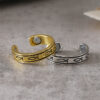 oly-ec3496120d3d5990c10f97a331b0e585 Wholesale Retro Fish Pattern Gold Tone Magnetic Ring Fashion Jewelry Accessory For Gift And Boutique Resale