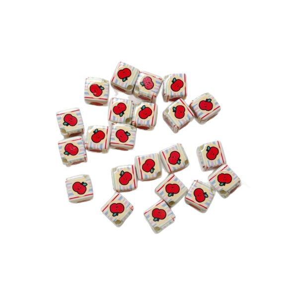 Wholesale Cartoon Puppy Polka Dot Acrylic Loose Beads for DIY Bracelet Necklace Jewelry Making Fashion Accessory Gift