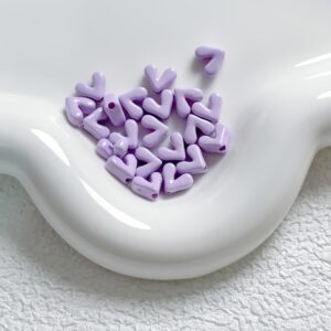 06-light purple / Size is about 8mm, hole diameter is about 1.4mm