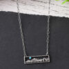 oly-ecf0036e9a691da1774521d4a14fcf4f Wholesale Zinc Alloy Ancient Silver Geometric Hollow Mountain Moonstone Design Necklace Retro Layering Jewelry Accessory For Boutique Resale