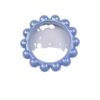 Wholesale Acrylic AB Color Bitter Gourd Shape Loose Beads Electroplated Finish for DIY Hair Accessories Jewelry Making