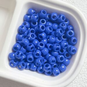 09-sapphire blue / The size is about 8mm, the aperture is about 2-3mm