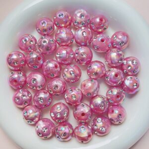 02-brilliant pink / The size is about 16mm (sold by piece)