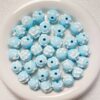 oly-edb816511c092abbfcbef91631324d8f Wholesale Stylish Hand Painted Acrylic Loose Round Beads 16mm Light Blue for DIY Jewelry Making Bracelet Bag Charm and Resale
