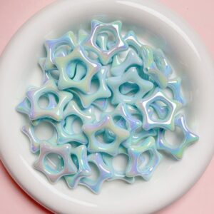 03-milk Blue / Size is about 29mm, aperture is about 2.3mm