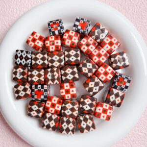 12-order flower randomly mixed / Size is about 14mm, hole diameter is about 3.5mm