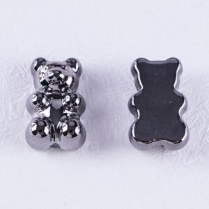 03-gun Black / Size is about 12 * 18mm, aperture is about 2mm